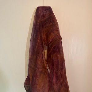 Organza shoulder wrap